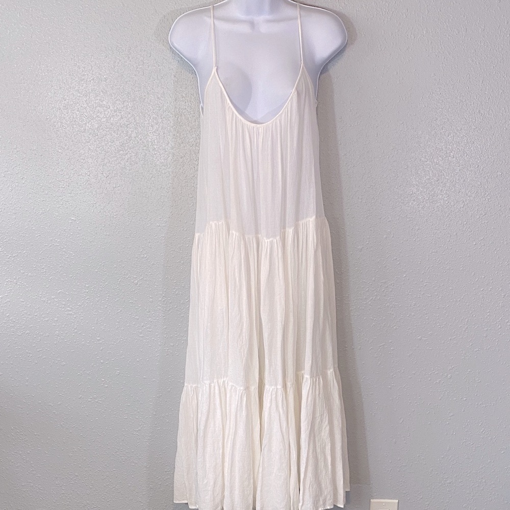 9Seed Elegant Tiered CoverUp Dress with Pockets - Picture 7 of 8
